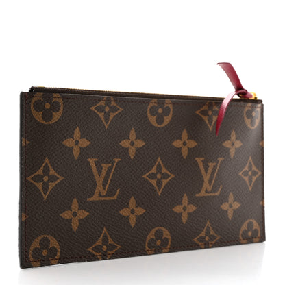 Louis Vuitton Monogram Felicie Chain Wallet Zippered Insert Fuchsia 3 of 6