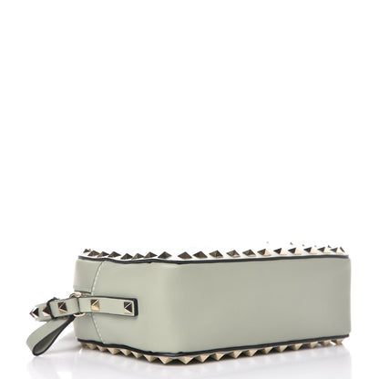 Valentino Garavani Calfskin Rockstud Camera Crossbody Bag Green Tea Sorbet 4 of 7