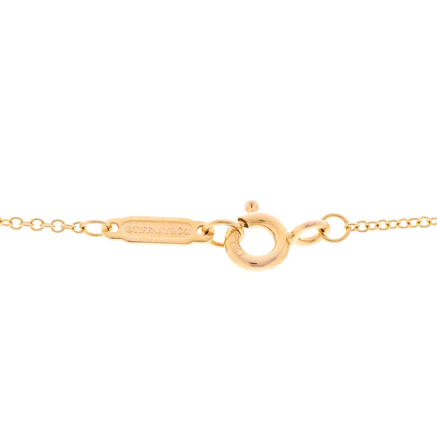 18K Rose Gold Diamond Atlas Pierced Key Pendant Necklace