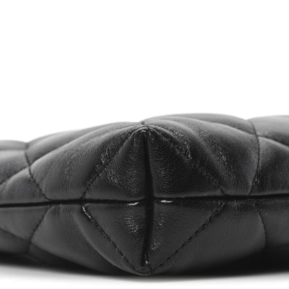 Chanel Shiny Lambskin Quilted CC Hobo Black 9 of 10