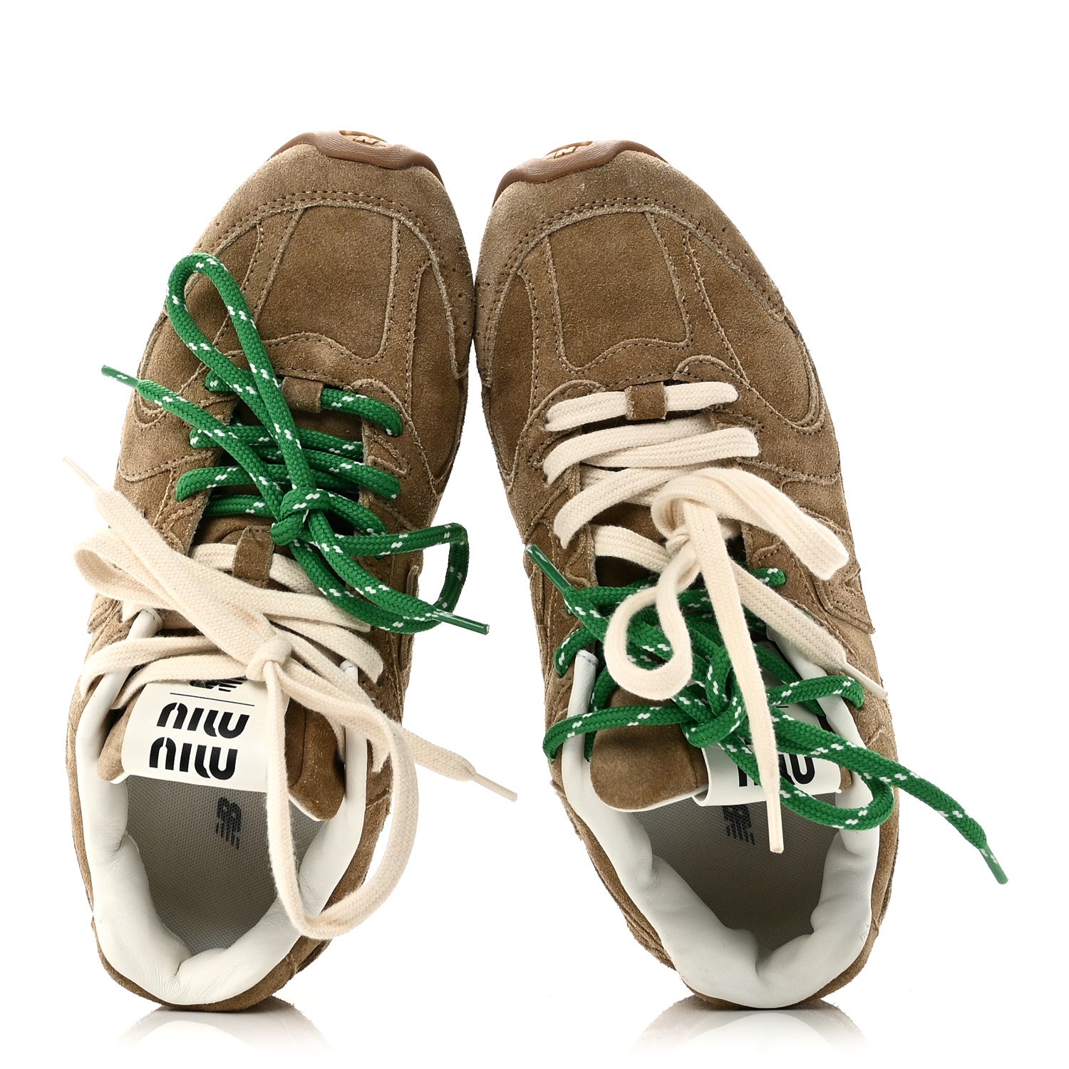 Miu Miu X NEW BALANCE Suede 530 SL Sneakers 37 Ecru 1862578