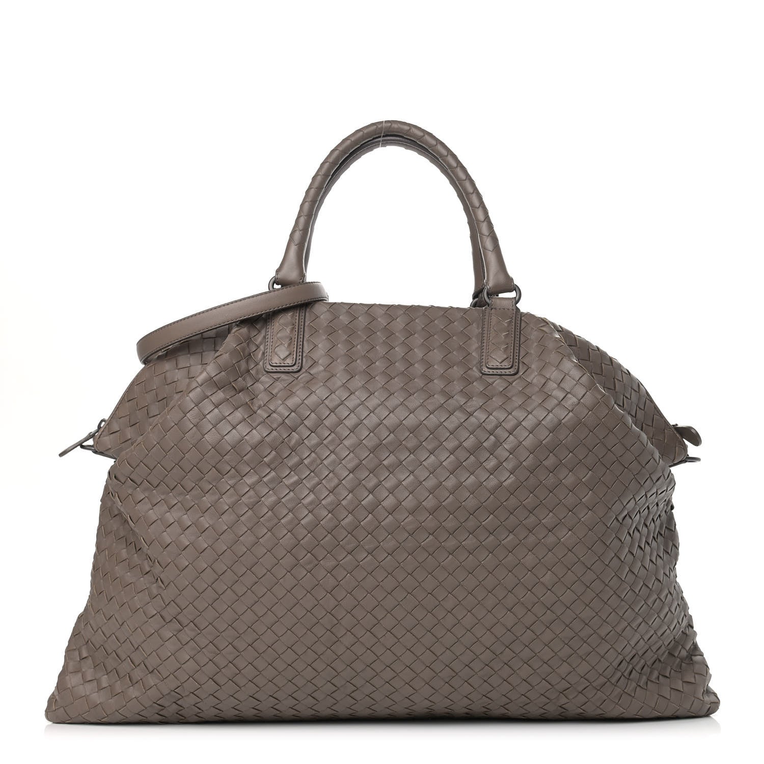Bottega Veneta Nappa Intrecciato Maxi Convertible Tote Steel 1 of 10