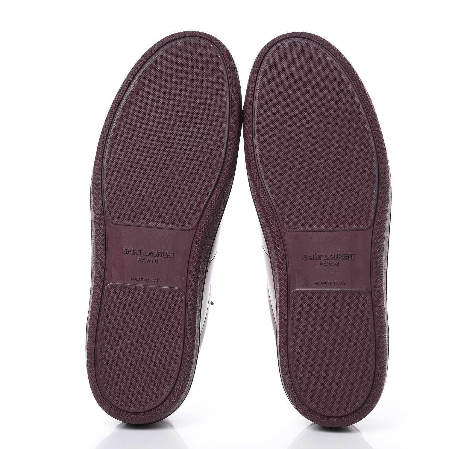 Saint Laurent Calfskin Mens Alpha Sneakers 42.5 Rouge Legion 5 of 10