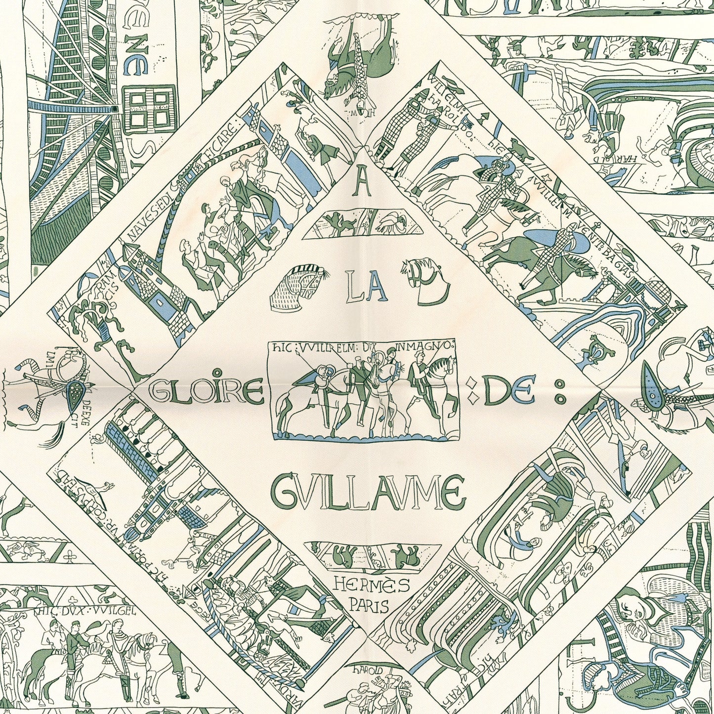 Silk La Gloire De Guillaume Scarf 90