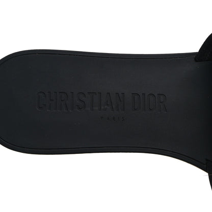 Christian Dior Technical Stretch Fabric Camouflage Dio(r)evolution Slide Sandals 41 Black Military 6 of 8