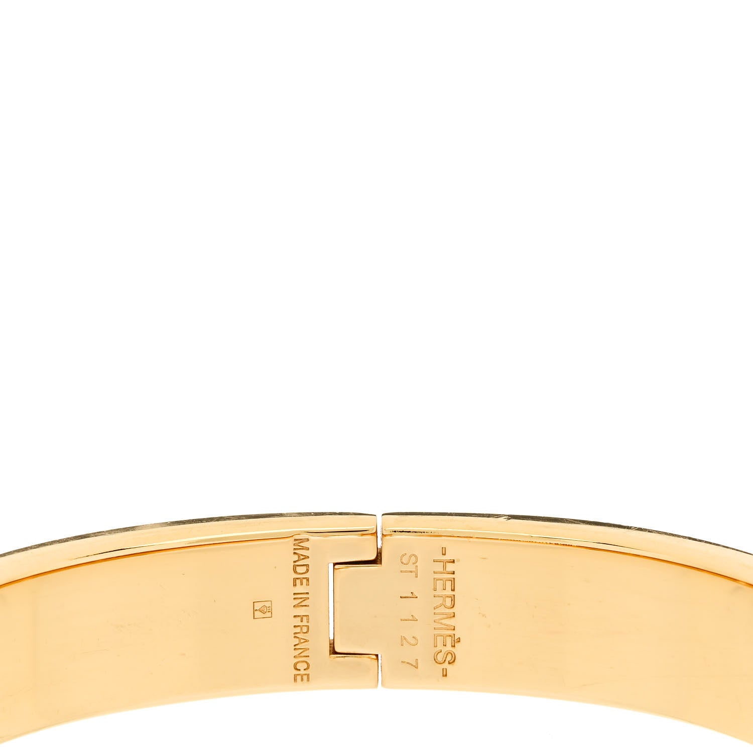 Hermes Enamel Narrow Clic Clac H Bracelet PM Black 4 of 4