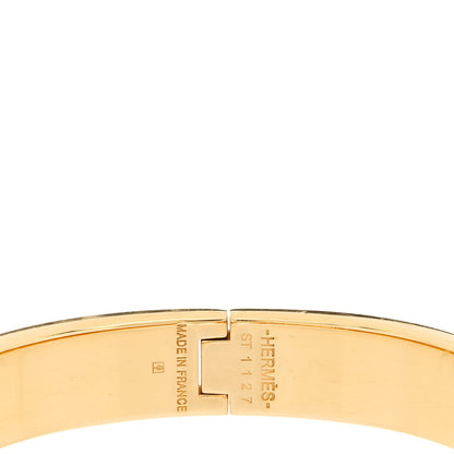Hermes Enamel Narrow Clic Clac H Bracelet PM Black 4 of 4