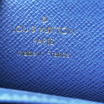 Louis Vuitton Damier Ebene 2019 Christmas Animation Zippy Coin Purse Blue 6 of 12