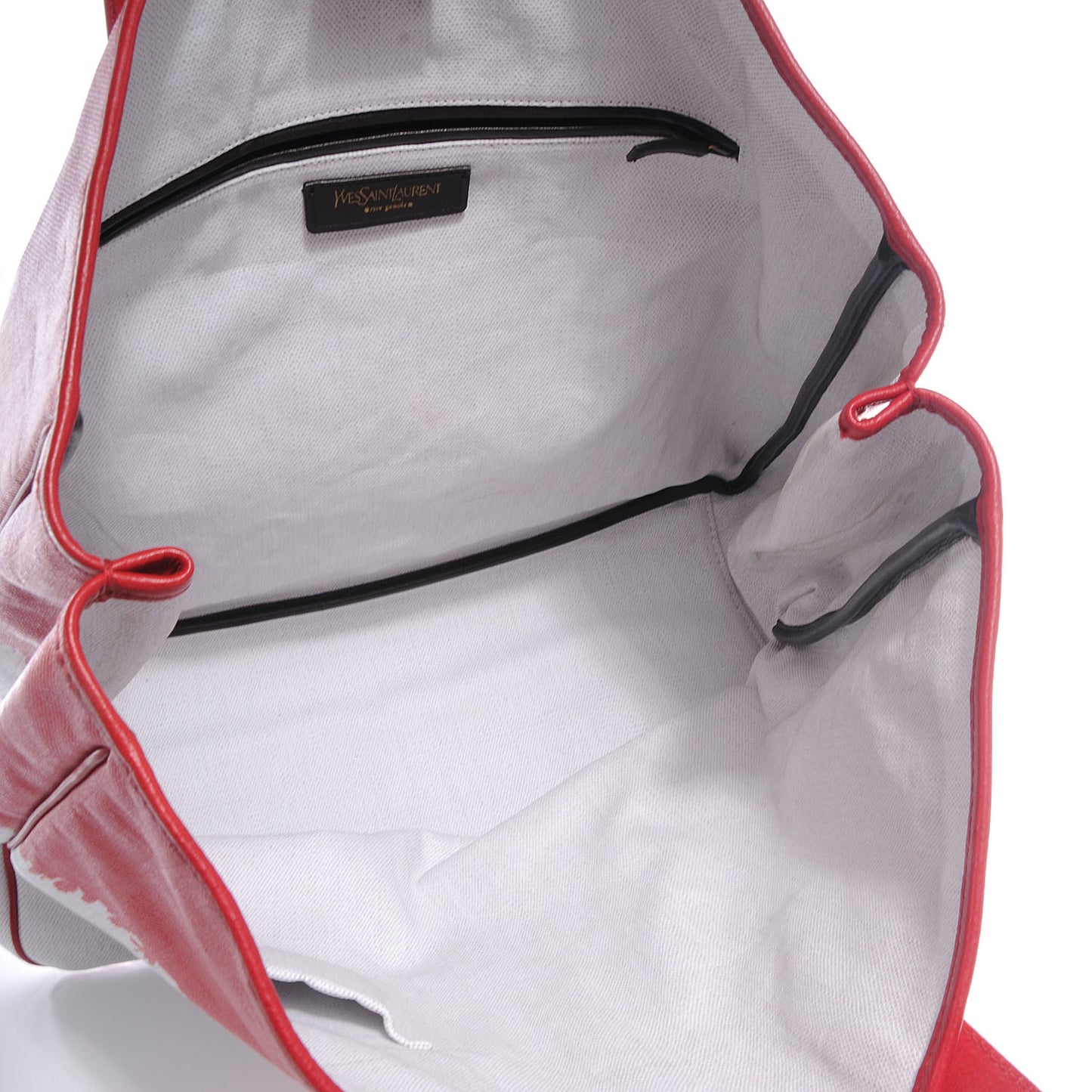 Canvas Raspail Cascade Print Tote Red