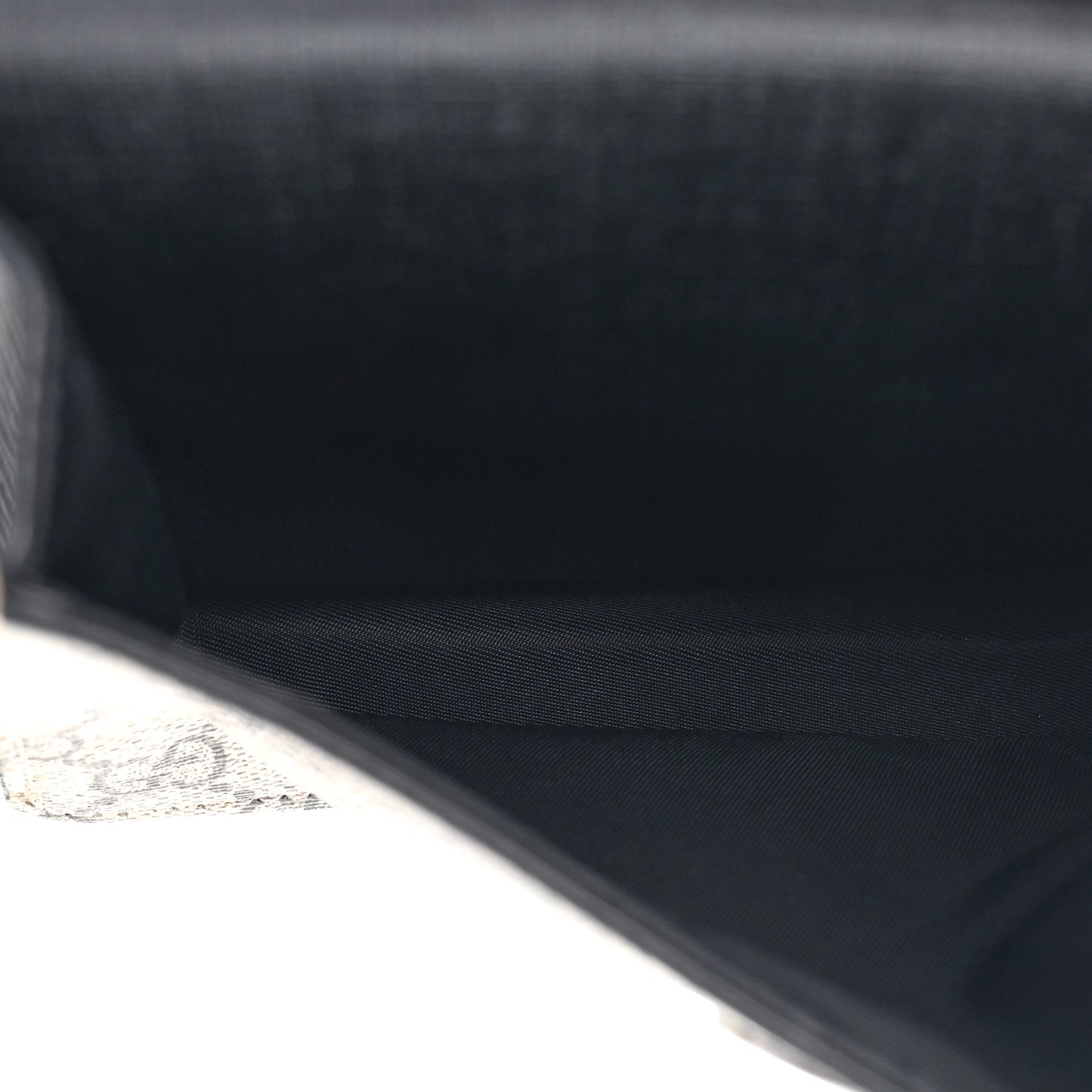 GG Supreme Monogram Web Belt Bag Black