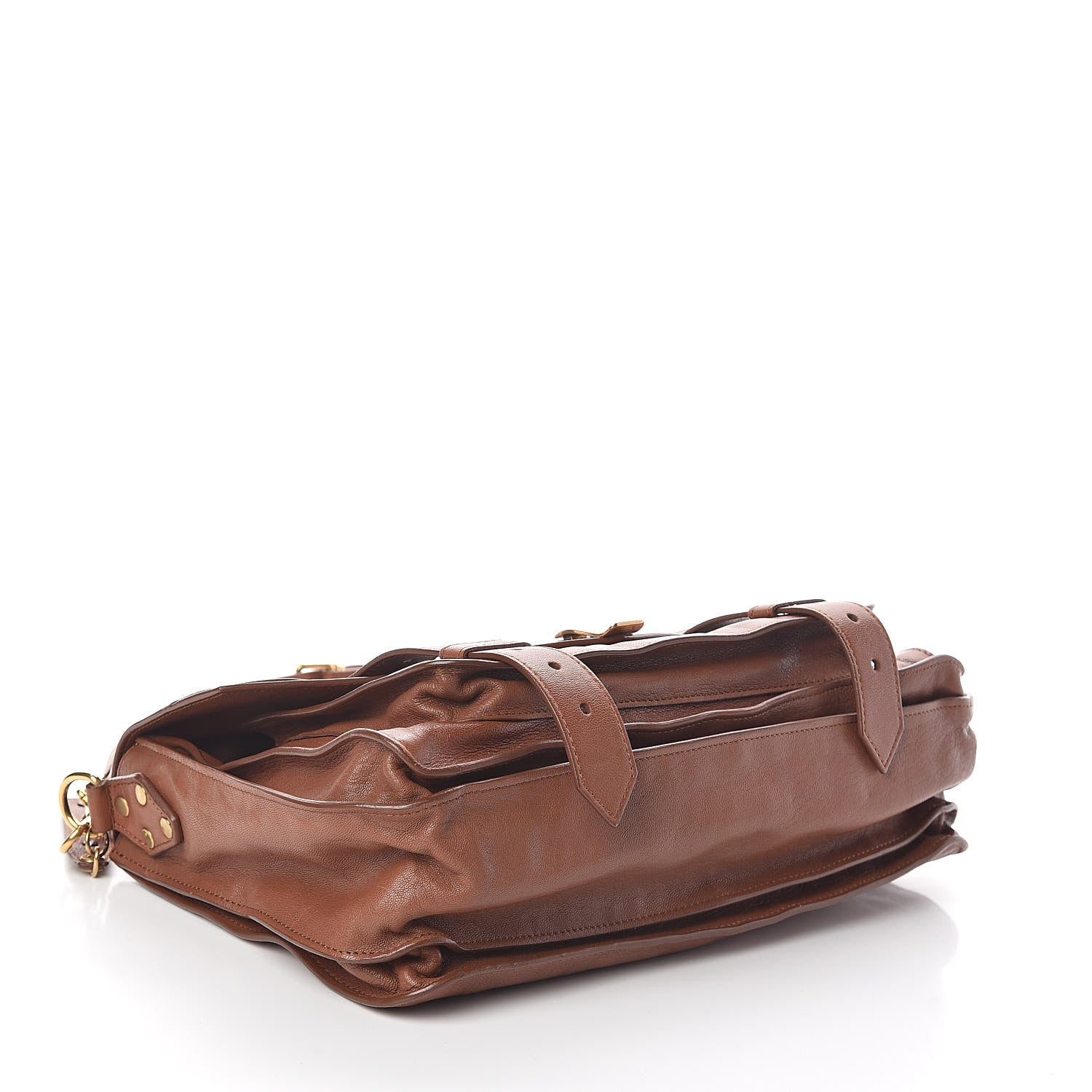 Proenza Schouler Lambskin Medium PS1 Satchel Saddle 4 of 9