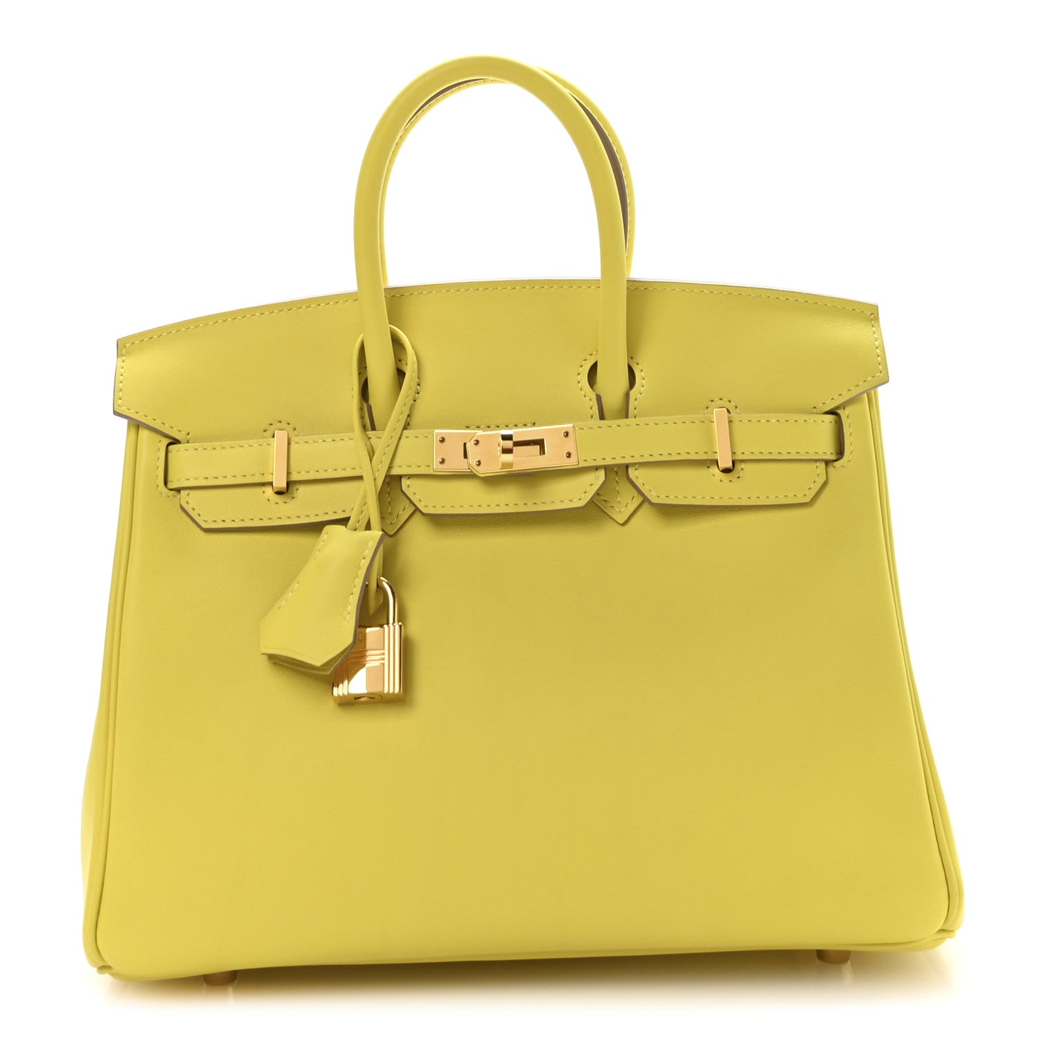 Hermes Swift Birkin 25 Lime 1 of 21
