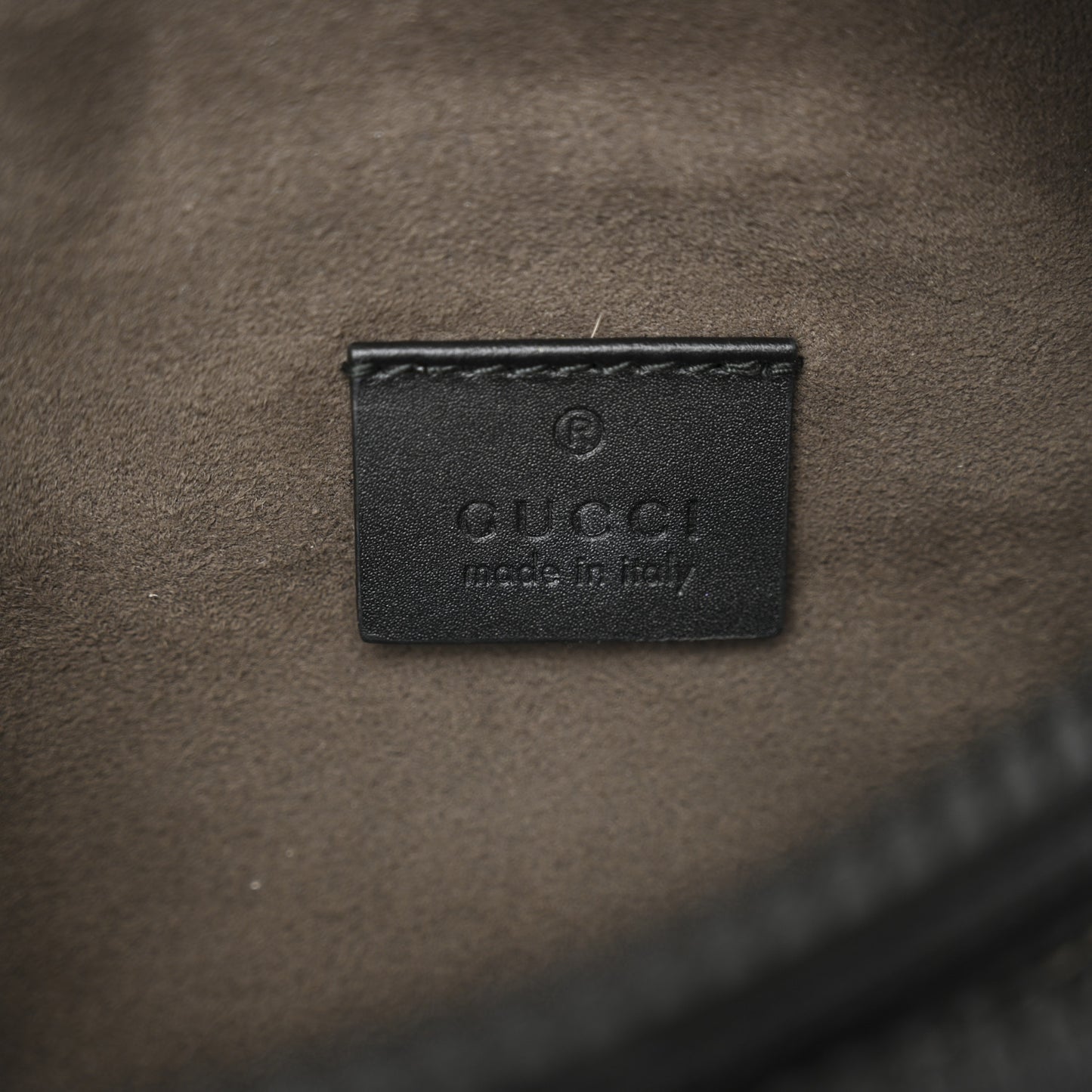 GG Supreme Monogram Belt Bag Black