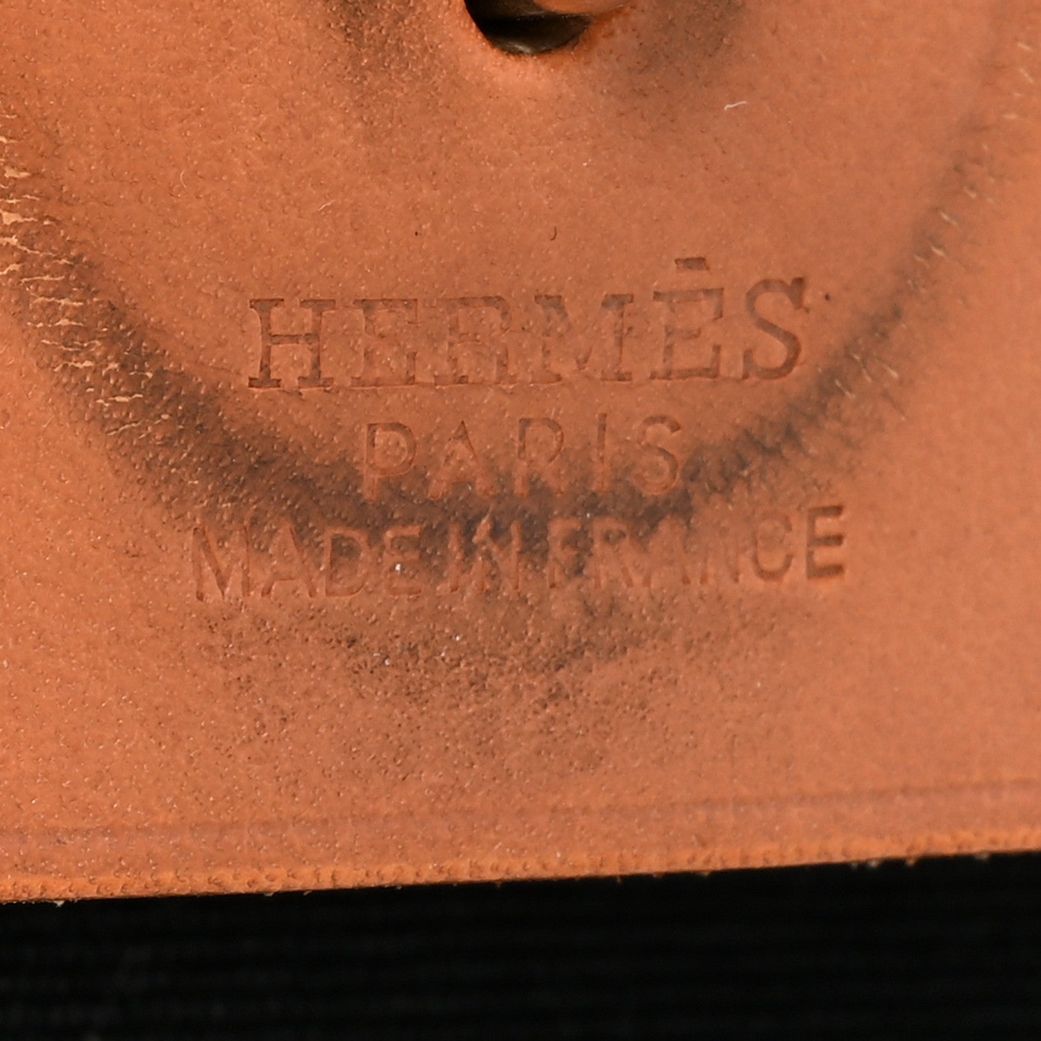 Hermes Toile Vache Calfskin Herbag 30 PM Black Natural 6 of 17