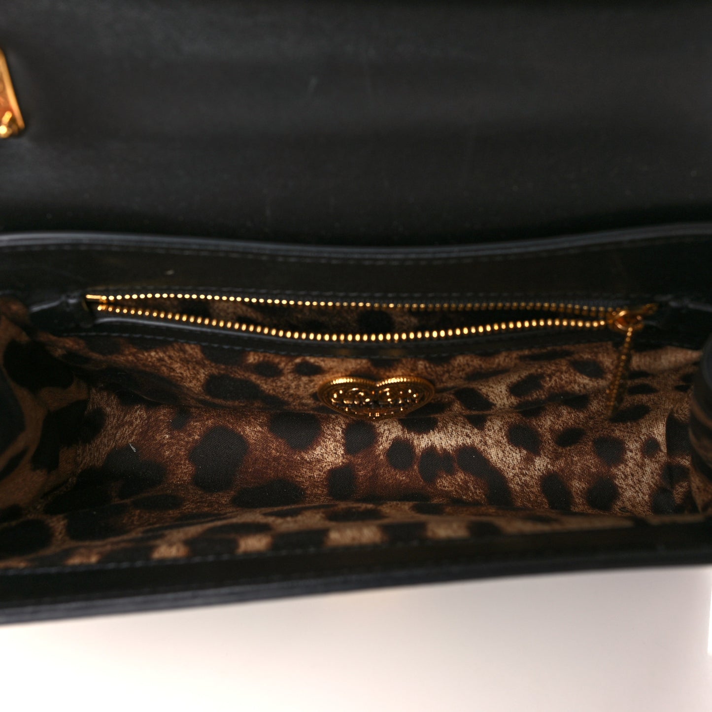 Calfskin Medium Devotion Crossbody Bag Black