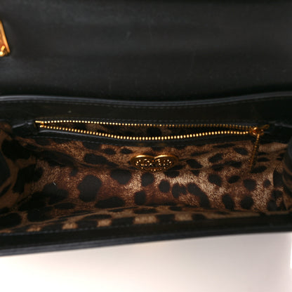 Dolce & Gabbana Calfskin Medium Devotion Crossbody Bag Black 5 of 8