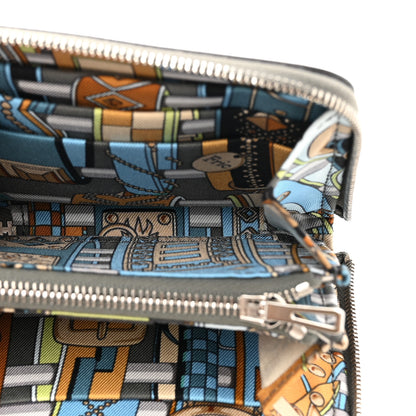 Hermes Evercolor Silk'In Compact Wallet Gris Meyer 5 of 9