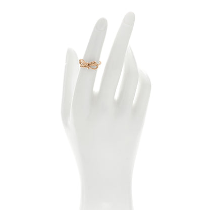 Tiffany 18K Rose Gold Twist Bow Ring 49 5 2 of 5