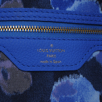 Louis Vuitton Monogram Articles de Voyage Ikat Neverfull MM Grand Blue 6 of 8
