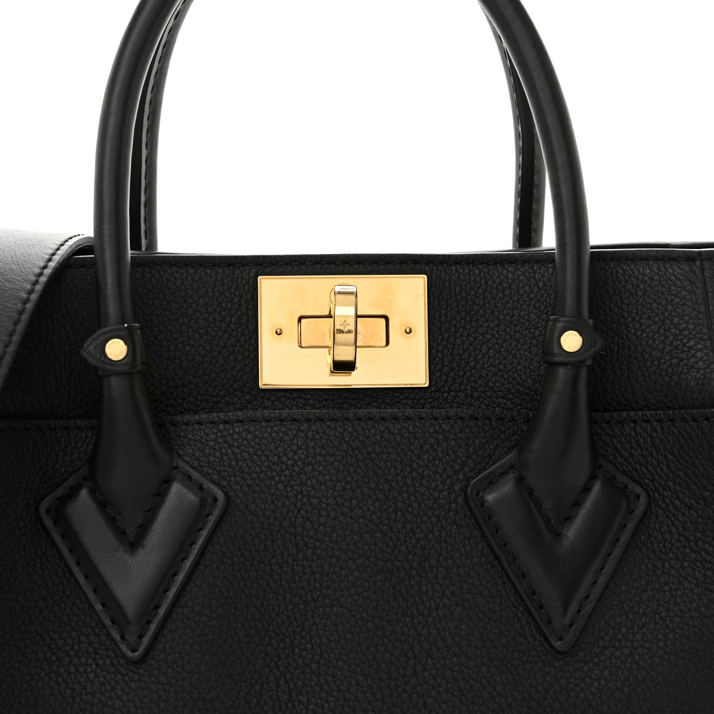 Calfskin Monogram On My Side PM Black