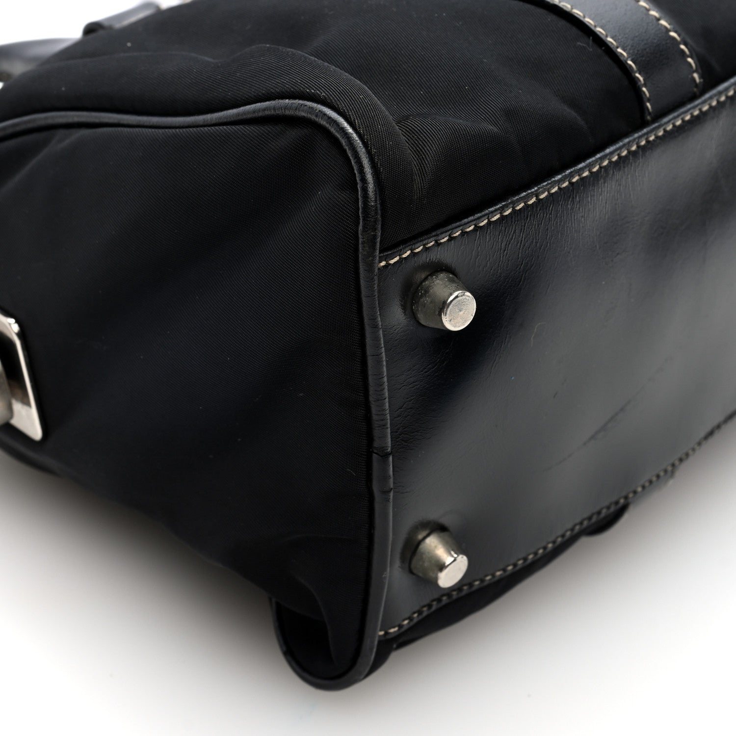 Prada Tessuto Nylon Bauletto Black 8 of 9