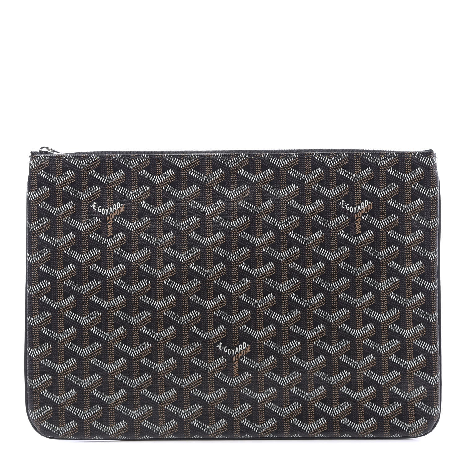 Goyard Goyardine Senat Pochette MM Black 1 of 6