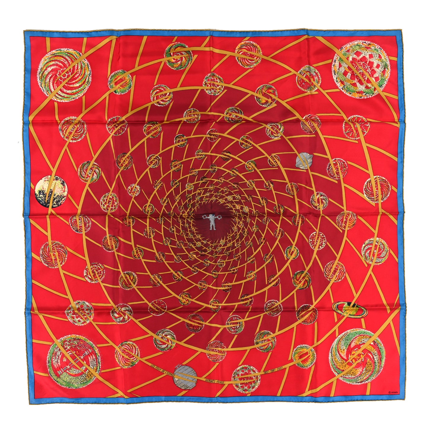 Silk Les Feux de L'Espace Scarf 90