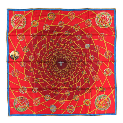 Hermes Silk Les Feux de L'Espace Scarf 90 1 of 4