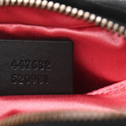 Gucci Velvet Matelasse Small GG Marmont Chain Shoulder Bag Black 7 of 11