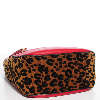 Louis Vuitton Supple Calfskin Safari Flight Bag Rouge 4 of 7