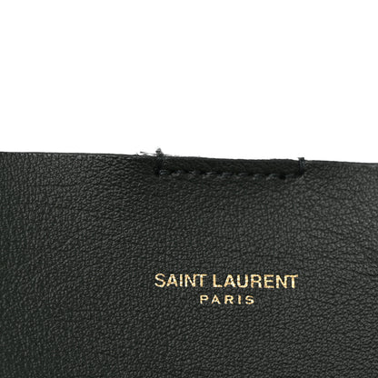 Saint Laurent Calfskin North-South Shopping Tote Green 8 of 10