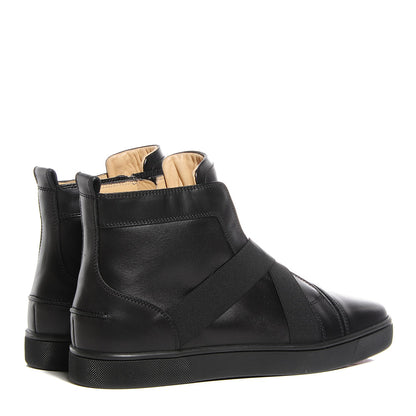 Christian Louboutin Mens Calfskin Sneak In Flat Sneakers 45 Black 4 of 7