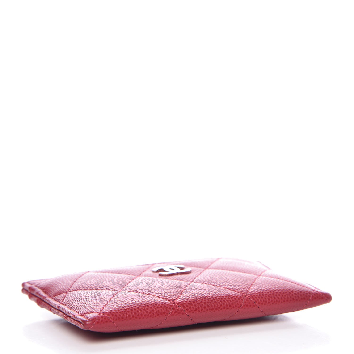 Chanel Caviar Quilted Card Holder Pink 4 of 10