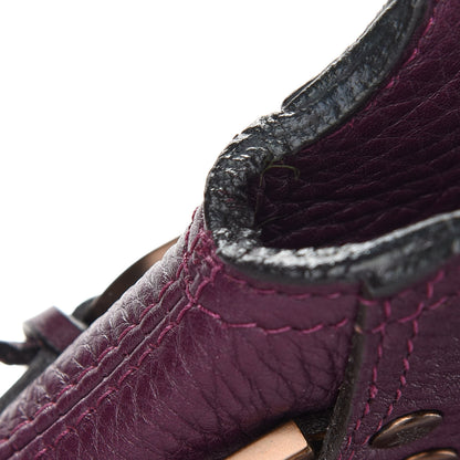 Mulberry Grained Calfskin Shoulder Bag Eggplant 11 of 11