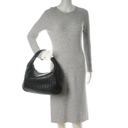 Bottega Veneta Nappa Intrecciato Medium Veneta Hobo Black 2 of 9