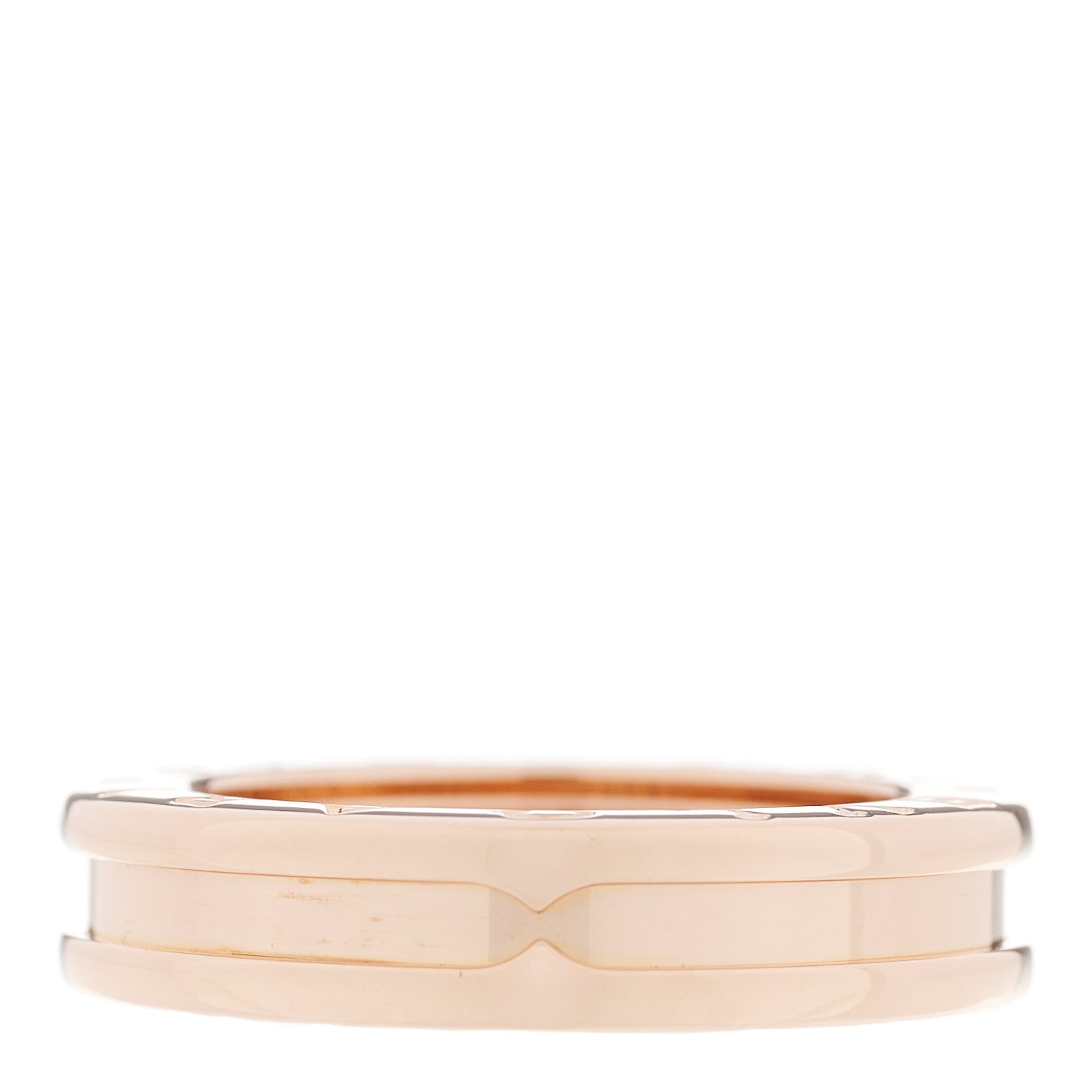 Bulgari 18K Rose Gold B.Zero1 One-Band Ring 50 5.25 1 of 5