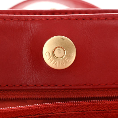 Chanel Calfskin Wild Stitch Tote Red 12 of 16