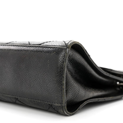 Chanel Crumpled Grained Calfskin Medium CC Crave Flap Black 10 of 14