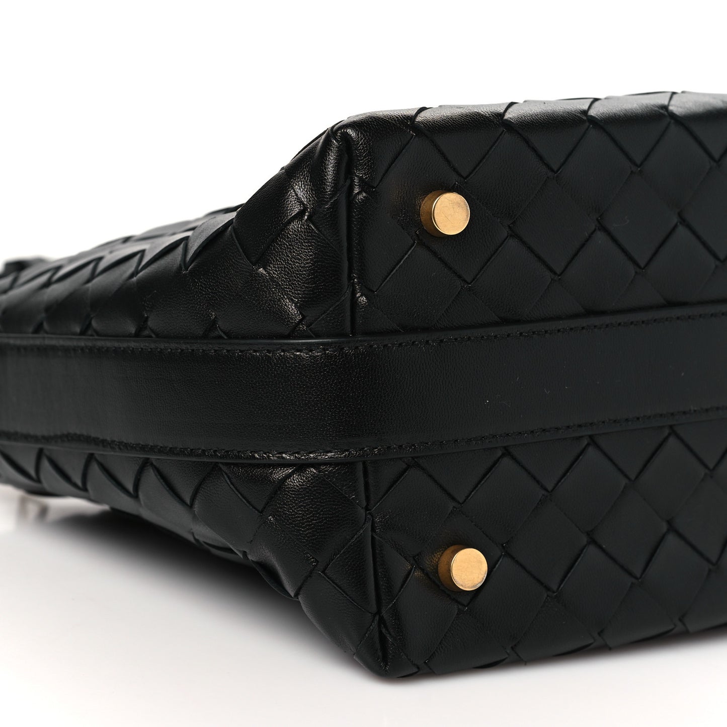 Calfskin Nappa Intrecciato Mini Wallace Black