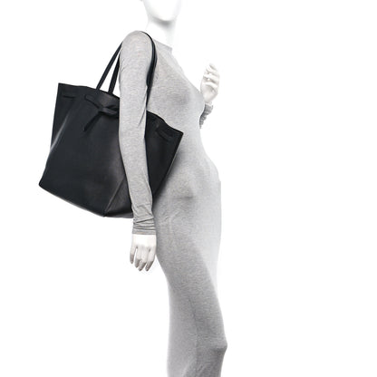 Celine Soft Grained Calfskin Medium Belt Cabas Phantom Black 2 of 10