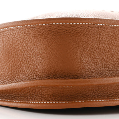 Hermes Taurillon Clemence Evelyne III PM Gold 9 of 10
