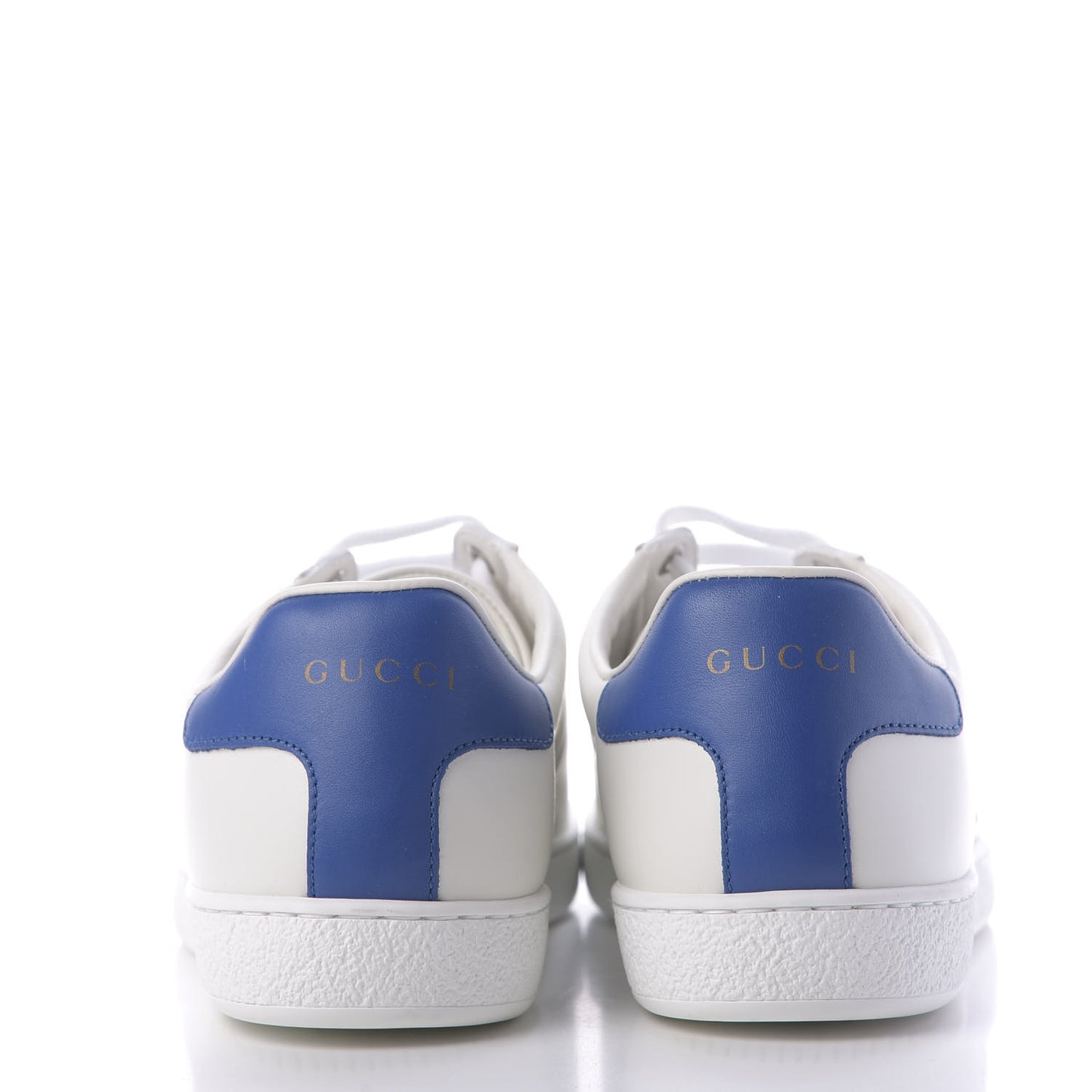 Calfskin Miro Soft Tennis Embroidered Womens Ace Sneakers 39.5 White Rio Blue