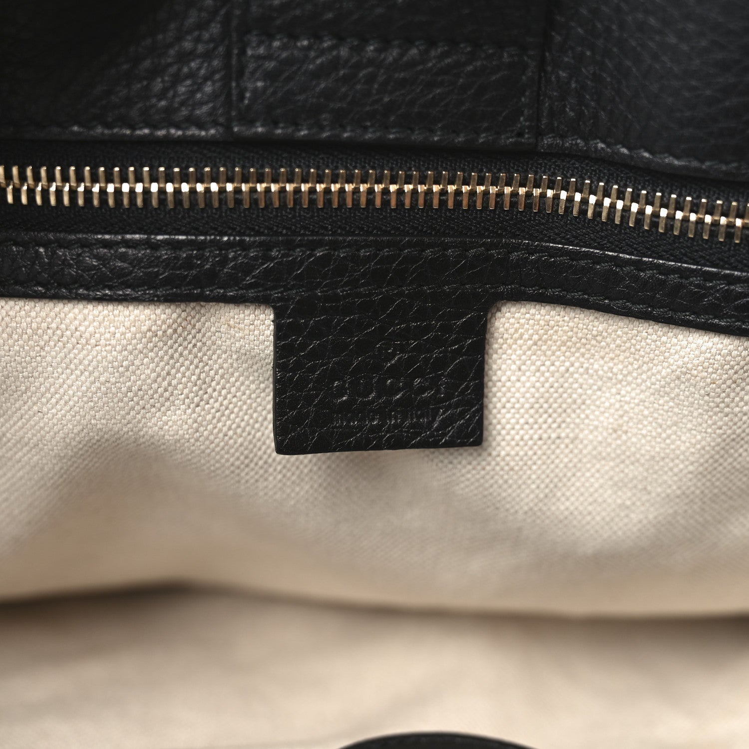 Gucci Canvas Cellarius Calfskin Flora Knight Large Bamboo Shopper Tote Black 6 of 11