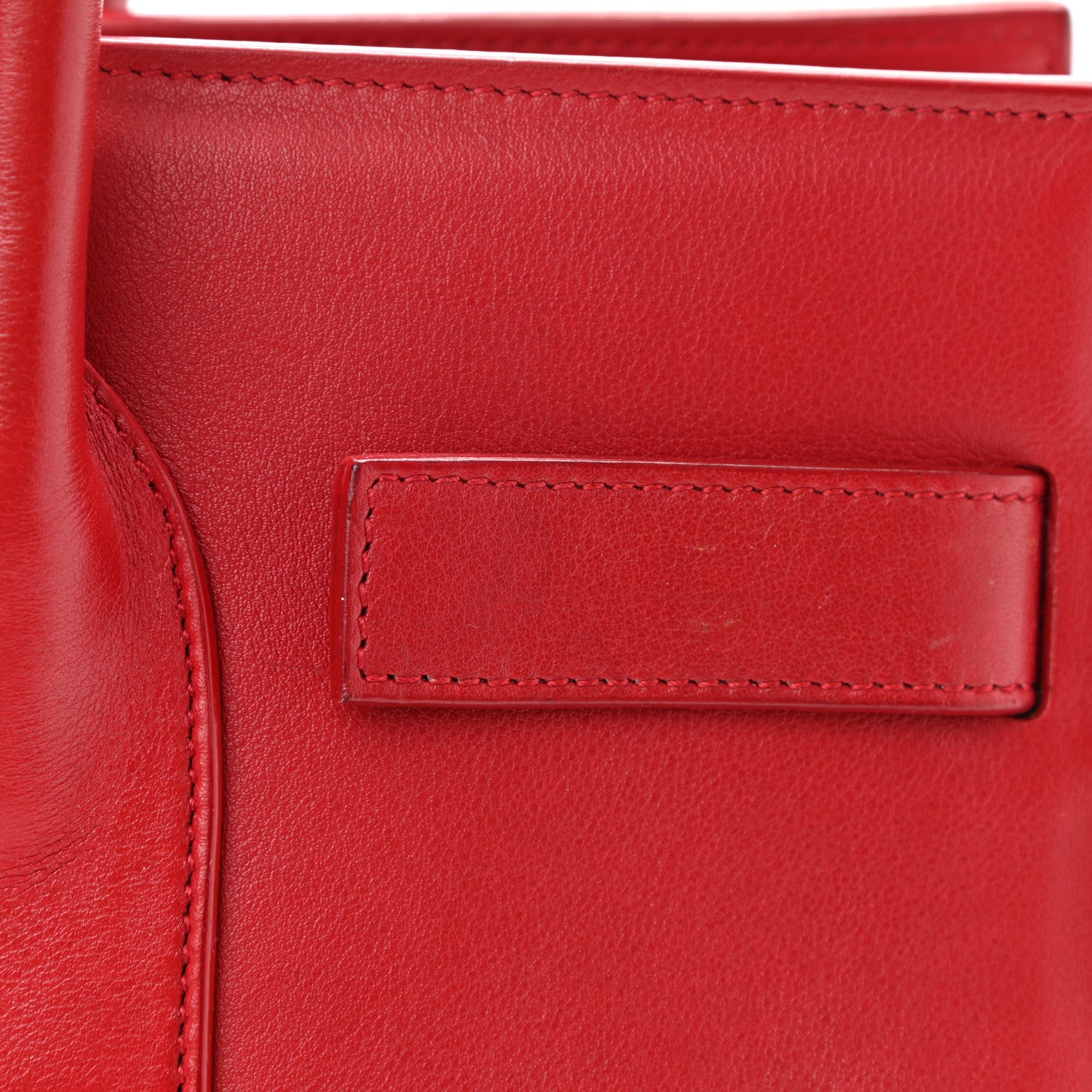 Saint Laurent Calfskin Small Sac De Jour Lipstick Red 12 of 12