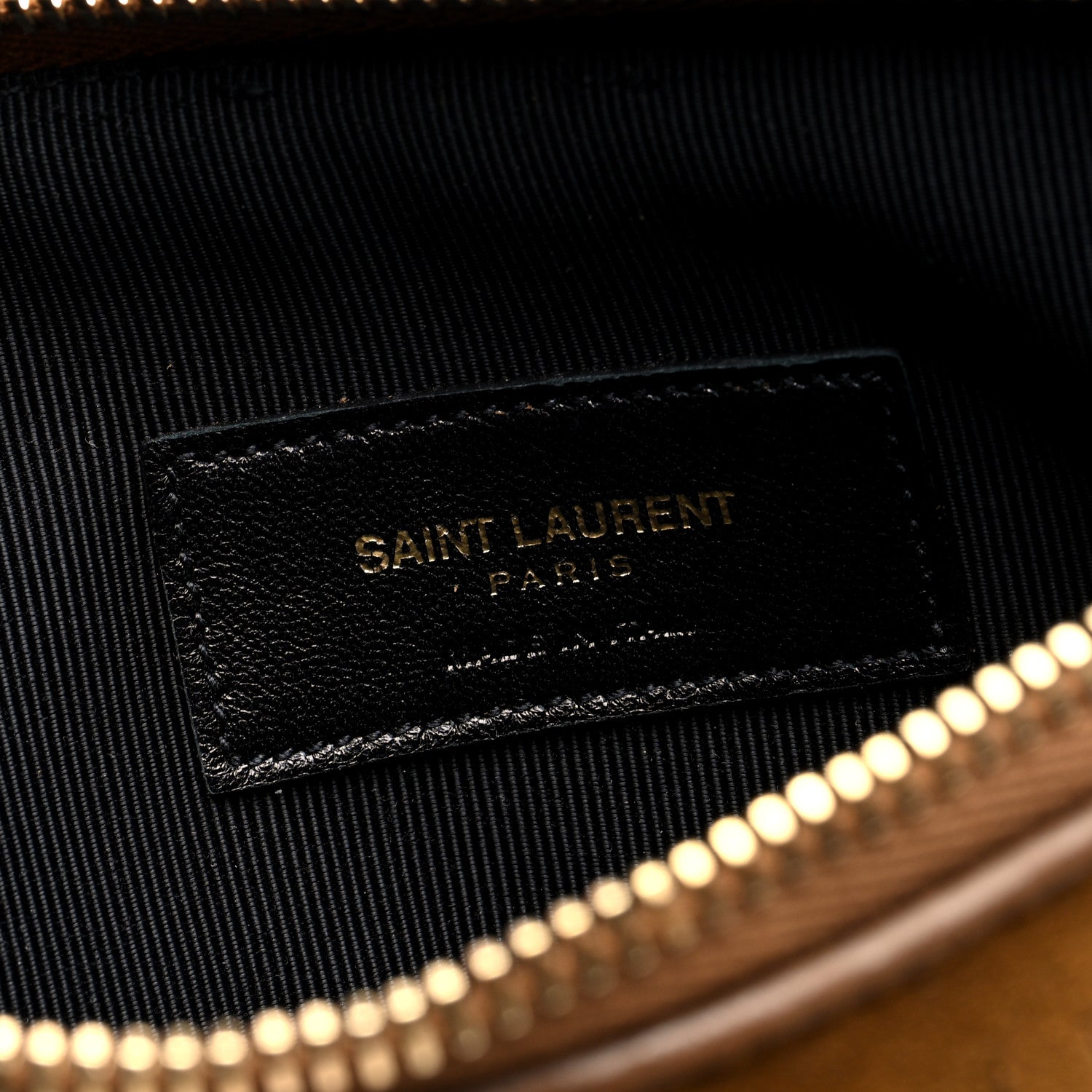 Saint Laurent Suede Fringe Medium Clutch Light Ocre 6 of 7
