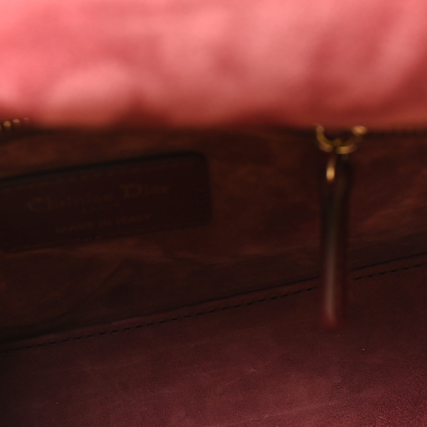 Christian Dior Lambskin Cannage Small My ABCDior Lady Bordeaux 5 of 10