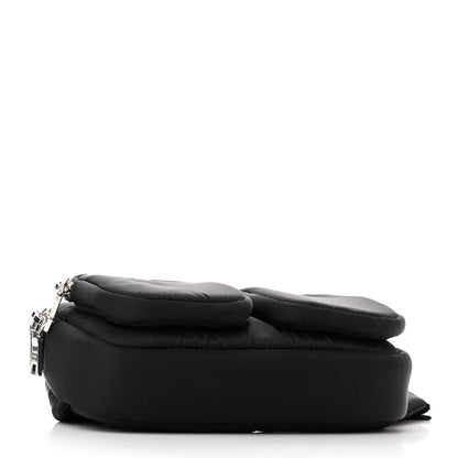 Prada Tessuto Nylon Pocket Cargo Belt Bag Black Fuoco 3 of 9