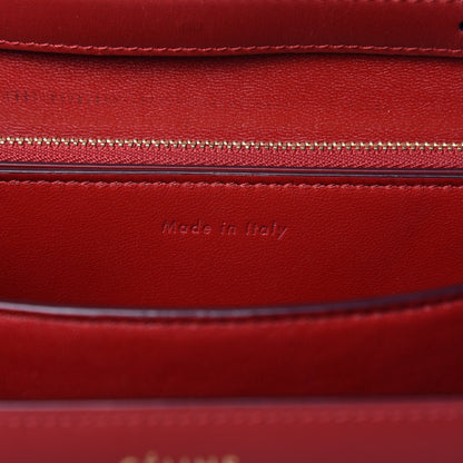 Celine Box Calfskin Medium Classic Box Flap Bag Red 9 of 13