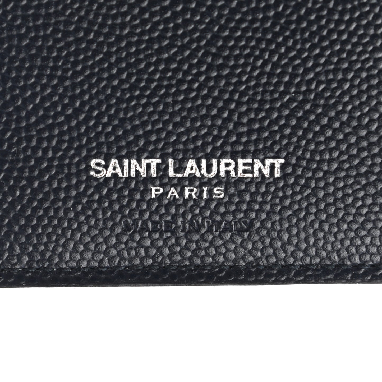 Grain De Poudre Matelasse Chevron Small Monogram Passport Case Deep Marine