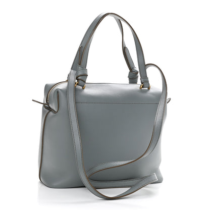 Celine Lambskin Small Soft Cube Satchel Storm 3 of 9
